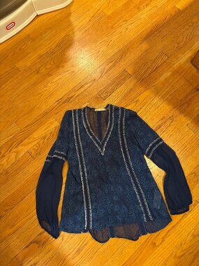 Alice + Olivia chiffon tunic